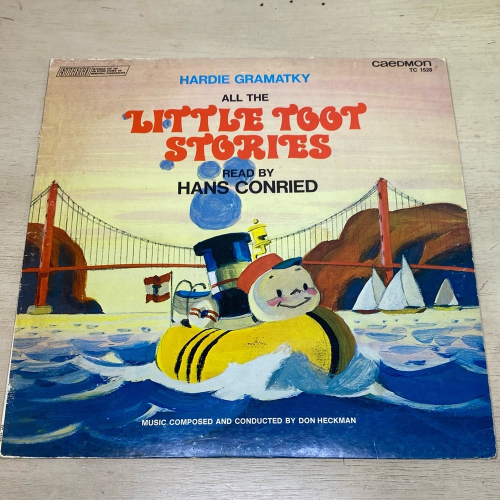 Little Toot Original Vintage Children's Vinyl LP CT 1528 Extremely Rare Edition